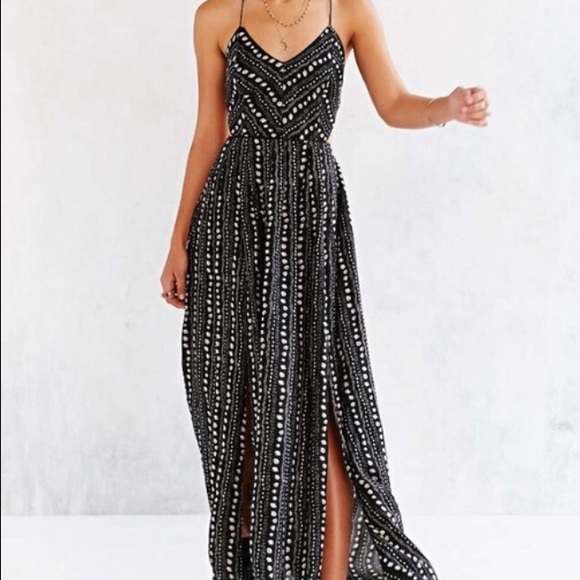 ISO Urban Outfitters black backless maxi dress