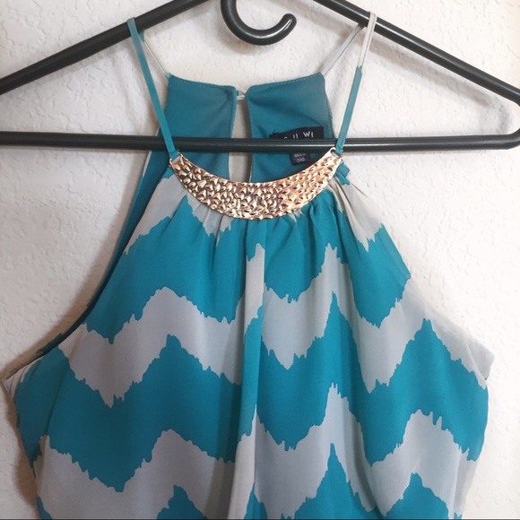 π«SOLDπ«πHP 4/30π Chevron Necklace Dress - Picture 2 of 3