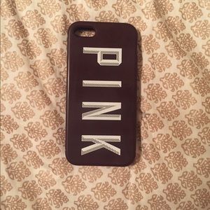 VS Pink Maroon Case iPhone 5/5s