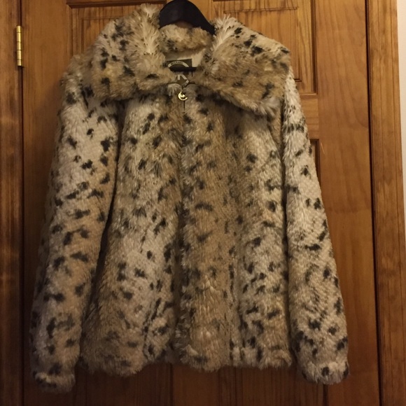 Faux fur coat