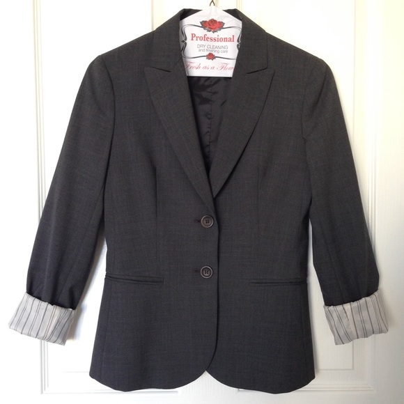 Theory dark grey blazer, size 00
