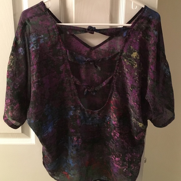 Purple, multicolored top - Picture 2 of 2