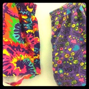 Printed Authentic Soffe Short Hippie Style 2-pack
