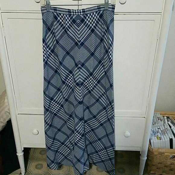 Vintage plaid skirt