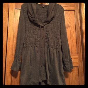 Grey over-sized Hoodie