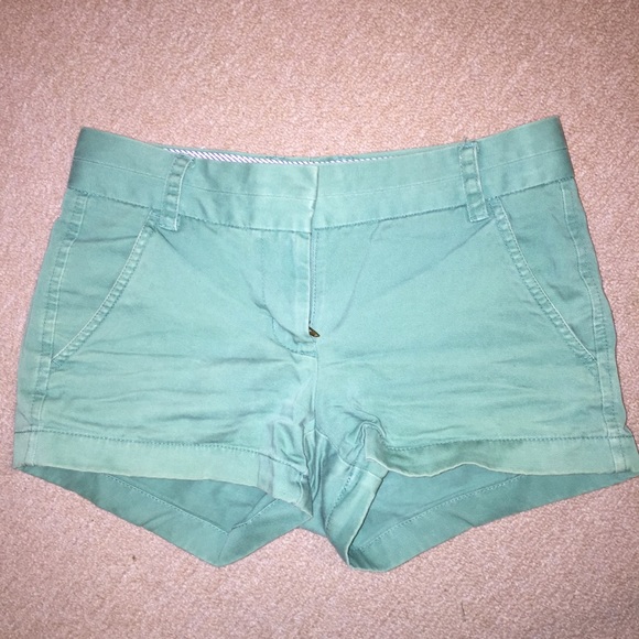 green J. Crew shorts
