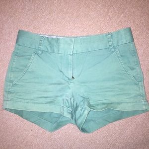 green J. Crew shorts