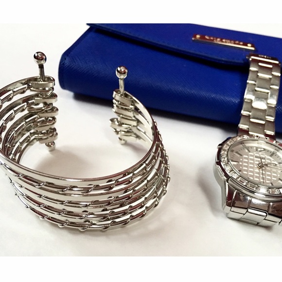 Textured Stacked Cuff Bracelet