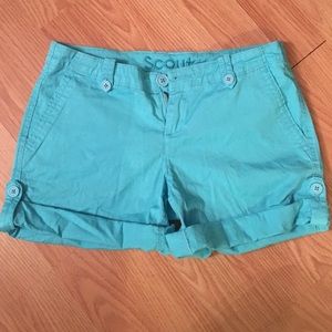 Turquoise shorts. EUC