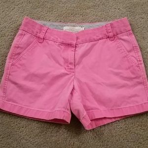 J Crew pink shorts