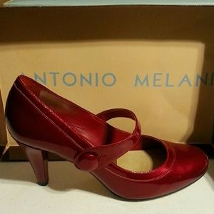 Ferrari Red Antonio Melani Dress shoes size 8