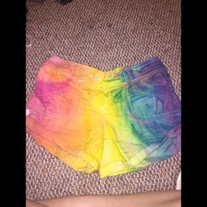 rainbow shorts