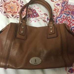 Like New Fossil Bag. Real Leather Worn Once.