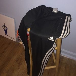 adidas skinny pants/joggers  womens xs.