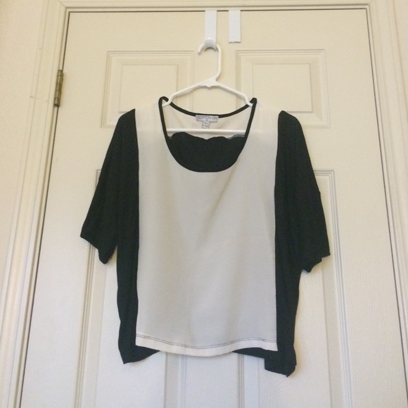 Cotton On Tops - Black & White Blouse!