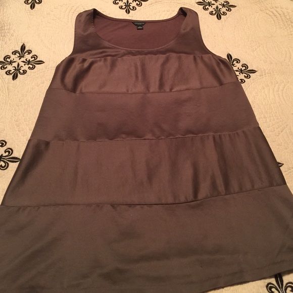 Ann Taylor Mocha Brown Tank Top Medium