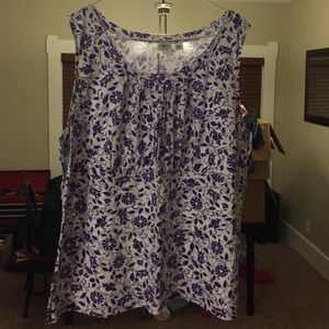 Cato floral pattern tank 22/24