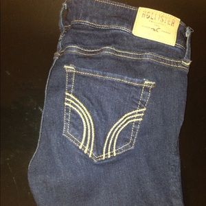 Dark blue skinny jeans