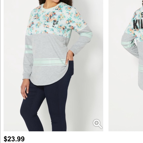 Long sleeve Rue 21 "still killin it" top