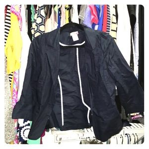 Navy blue blazer