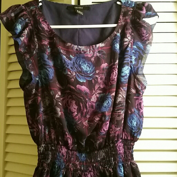 Forever 21 fitted waist dress