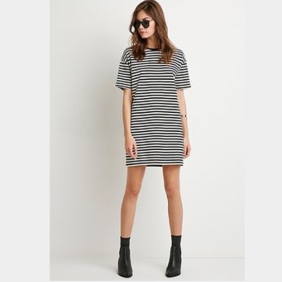 Striped t-shirt dress