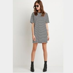 Striped t-shirt dress