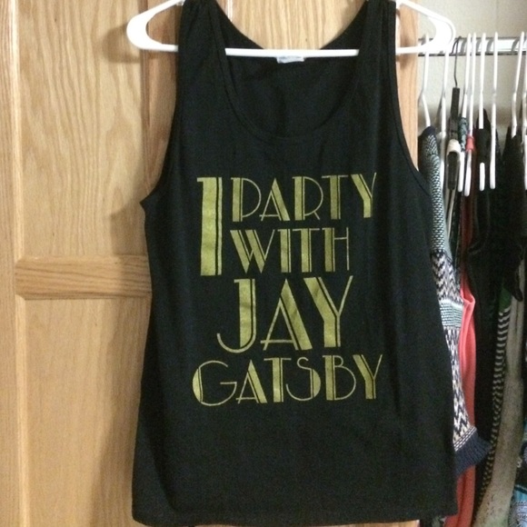 I Party With Jay Gatsby tank top
