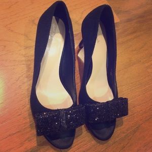 🙅🏻SOLD🙅🏻Kate spade glitter bow heels