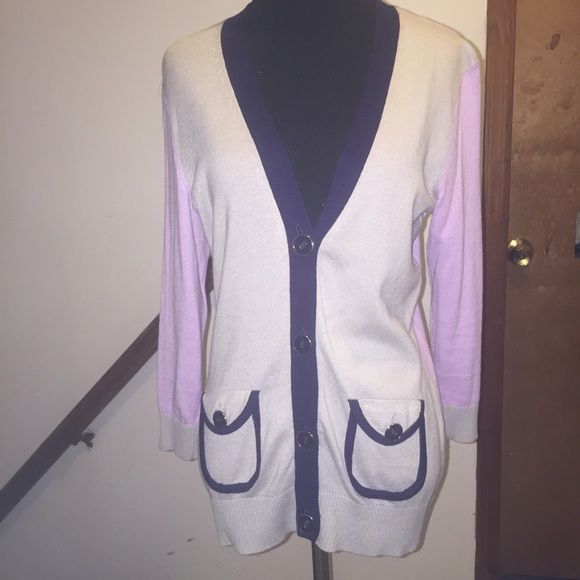 New York & Company Sweaters - New York and Company Color Block Cardigan