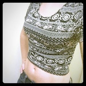 Forever 21 Tribal crop top