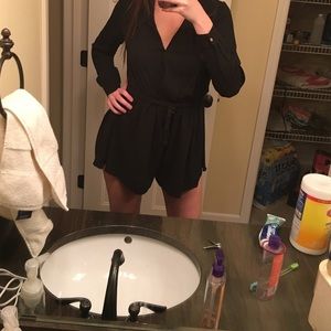 Black romper / play suit