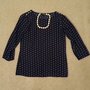J. Crew Factory anchor shirt
