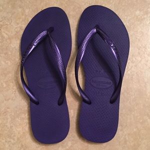 Purple Havaianas Slim