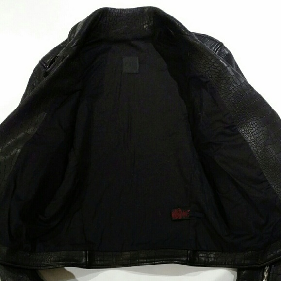 ❌SOLD❌RtA LAMBSKIN Leather Jacket Balenciaga style - Picture 3 of 4