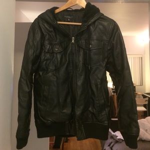 MEN's faux leather jacket