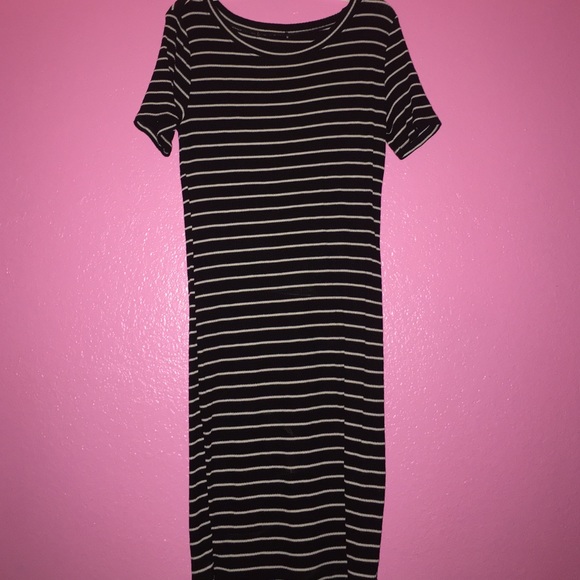 Striped Body Con Dress - Picture 1 of 1