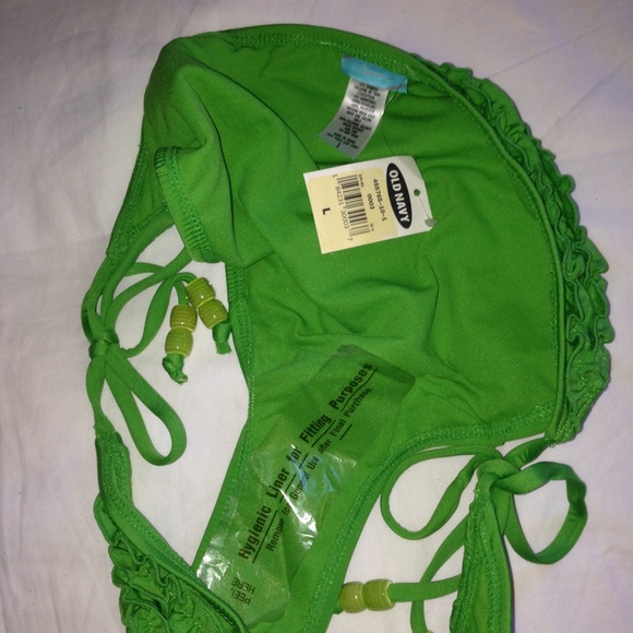 NWT Old Navy Ruffled String Bikini Bottom - Picture 4 of 4