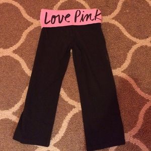 Victoria secret (pink) Capri yoga pants.