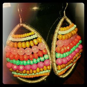 Very pretty hand crafted earrings .