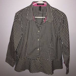 Ralph Lauren Peplum Blouse