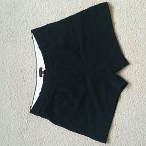 J Crew black dress shorts
