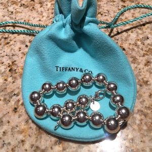 Tiffanys silver ball bracelet