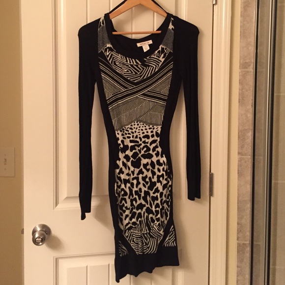 Black Geometrical Dress