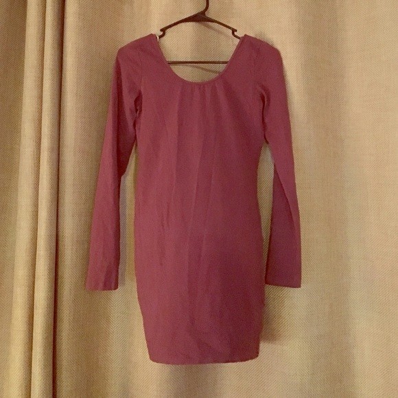 Long sleeve mauve forever 21 dress