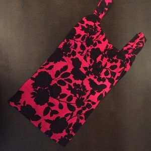 Ann Taylor floral wide strap tank top.