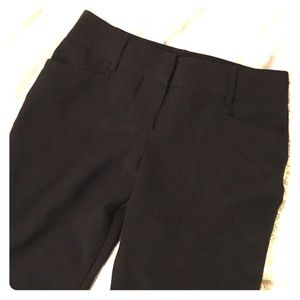 Women's solid black work slacks! Size 1!
