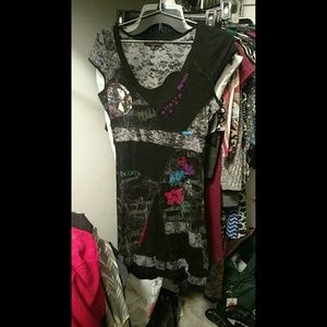 Unique Black medium dress