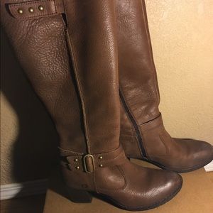 Born brown knee high boots size 9.5