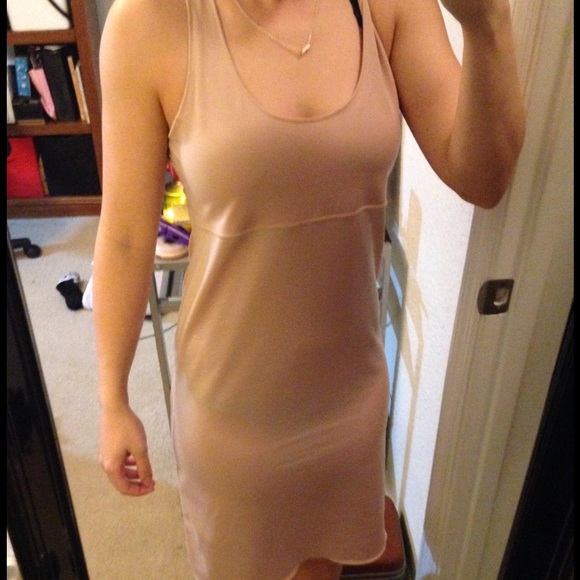 Women's nude color slip
